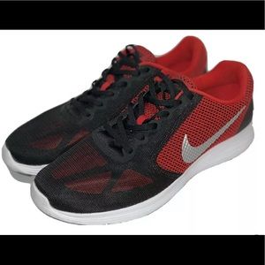 SOLD Nike Revolution 3 Red/ Black Mens Size 12